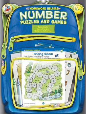 cover image of Number Puzzles and Games, Grades K--1